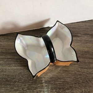 Vtg Noritake Butterfly Dish with Handle